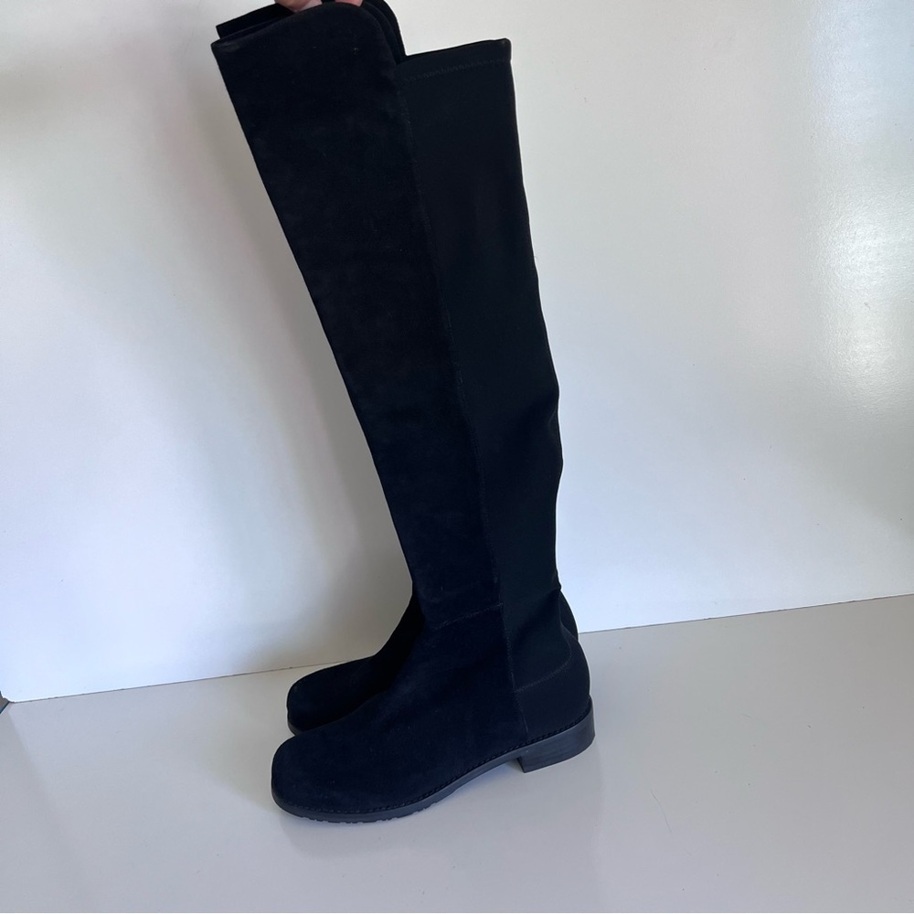 Stuart Weitzman Women's 5050 Over the Knee Suede Boots - Picture 5 of 11